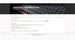 Desktop Screenshot of betaforum.solid-state-logic.com