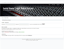 Tablet Screenshot of betaforum.solid-state-logic.com